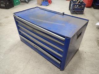 30in X 16in X 16in Toolbox C/w Qty Of Welding Supplies *Note: Dents On Front Of Toolbox*