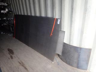 Qty Of Assorted Pieces Of Expanded Metal, Wire Decking And Perforated Metal. Up To 9 1/2ft Length, 4ft Width