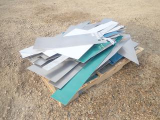 Qty Of Assorted Pieces Of Stainless Steel Plate