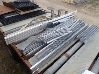 Qty Of Assorted Galvanized Steel And Aluminum Grating
