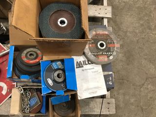 (2) Rolls of .045" Welding Wire w/Assorted Grinding Discs.