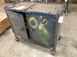 24 1/2"x46" Steel Cabinet.