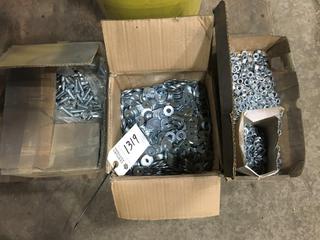 Quantity of Nuts, Bolts, Washers & Lock Washers.