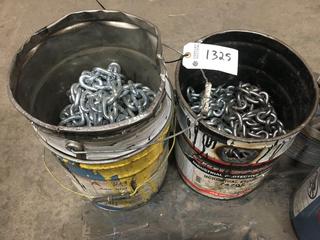 Quantity of Assorted Lengths, Grades of 3/8 Chains.