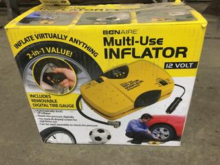 Bonaire Multi Use 12 Volt Portable Inflator.