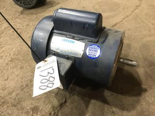 Leeson 1 HP AC Motor.