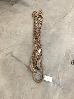 1/2" Grade 80 9' 9 1/2" Lifting Chain.