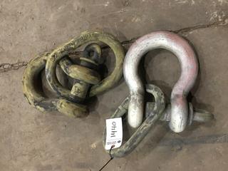 (2) 2" Shackles w/Lifting Ring.