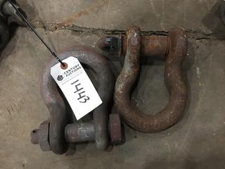 (2)1 1/4" Shackles.