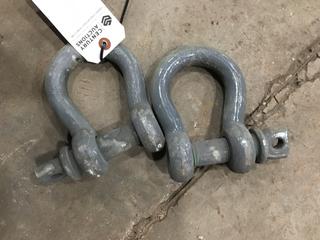 (2) 1" Shackles.
