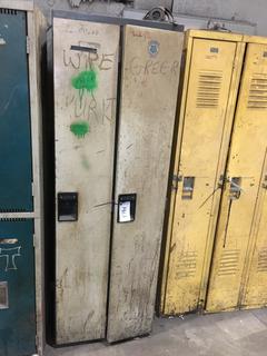 (2) 6'x1'x18" Locker (1 Unit) c/w Contents.