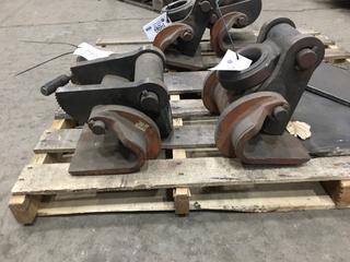 (2) Horizontal 6 ton Plate Lifters.