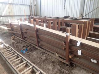 (1) 76"x14'x43" Steel Rack. Note: No Contents.