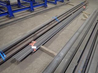 Quantity of Angle Steel Approx. 20'x2"x2", 3/8" Thickens. Note:  Lot Only Includes Steel Marked with Orange Ribbon.