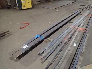 Quantity of Angle Steel Approx. 20'x3"x3", 1/8" Thickness. Note: Lot Only Includes Steel Marked with Blue Ribbon.