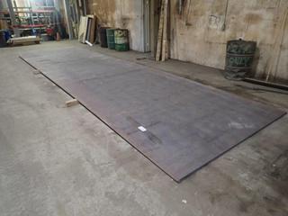 (1) Steel Plate Approx. 27 1/2'x 97"x1 1/2".