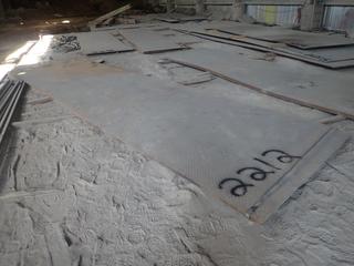 (6) 6'x289"x1/4" Checker Plated Steel Plate.