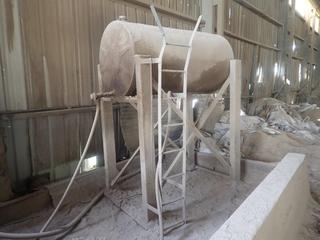 Westeel Fuel Tank c/w Gravity Feed Hose & 74"x46"x79" Stand w/Ladder.