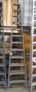 Ten Rung Aluminum Ladder.