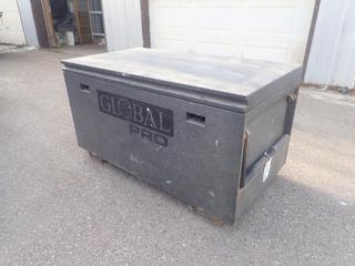 45in X 2ft X 25in Global Pro Storage Box C/w Contents