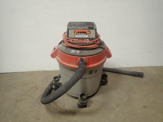 Ridgid 12Gal Shop Vac *Note: (1) Wheel Broken*