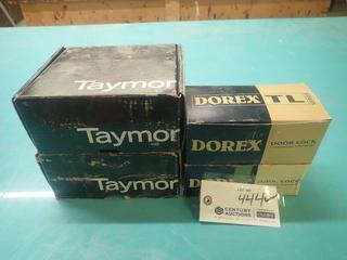 (2) Taymor Commercial Locks, (1) Dorex Commercial Door Hardware Lock And (1) Dorex Door Lock