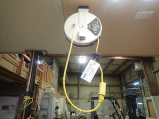 Clip Light 30ft Retractable Electric Cord Reel