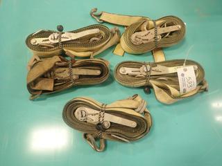 Qty Of (5) Assorted 2in Ratchet Straps