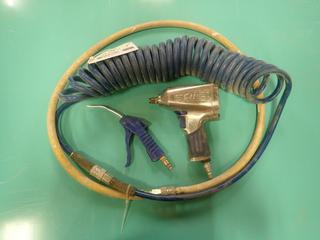 Campbell Hausfeld 1/2in Impact C/w Air Hose And Blower Attachment