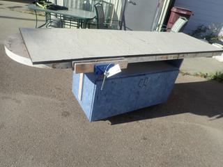 103in X 30 1/2in X 3ft Custom Work Bench 