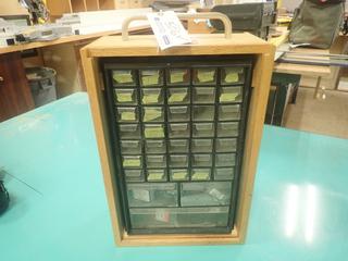 38-Drawer Storage Unit C/w Contents