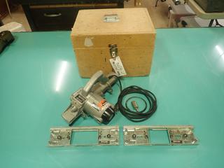 Porter Cable Model 126 120V Porta-Plane C/w Porter Cable Hinge Butt Templates
