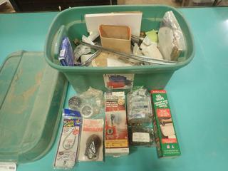 Qty Of Plumbing Fittings, Fill Valves, Elbow Trap Hose Connectors, Flex Water Line And Misc Supplies