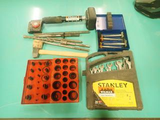 Qty Of Assorted Wrenches, Hammer Drill Bits, O-Rings, Rover Bits And Assorted Supplies