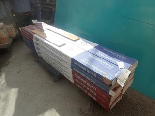 Qty Of (10) Boxes Of  18mm X 120mm X R/Lmm Wide Plank Scandinavian Maple Laminate Flooring