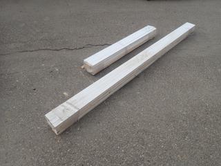 Qty Of 1 1/4in X 1/2in X 8ft And 1 1/4in X 1/2in X 4ft Pieces Of Trim