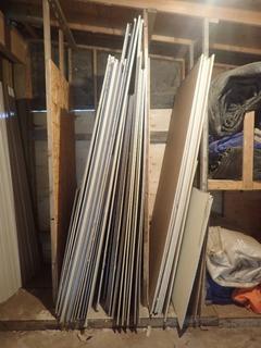 Qty Of Assorted Size Sheets Of Gyprock