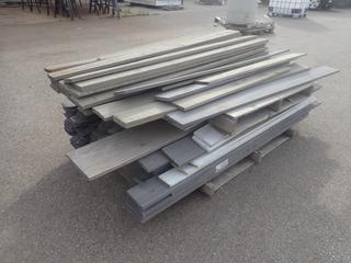 Qty Of Assorted Size Lumber And Fence Boards