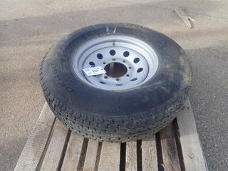 Double King DK688 ST235/80 R16 Tire w/ 8-Bolt Rim