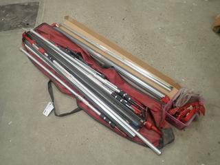 Qty Of Zipwall And The Original 3rd Hand Extension Poles C/w Zipwall Grip Disks And Clips