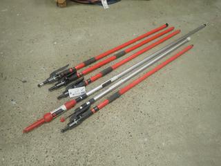 (2) Zipwall Extension Poles C/w (4) The Original 3rd Hand Extension Poles