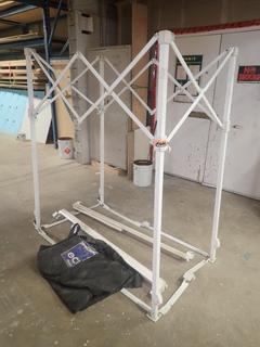 ECU Modular Pop Up Tent Frame. PN MECU2F3258WH