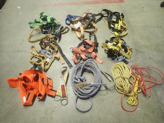 Qty Of Harnesses C/w Lanyards And Rope