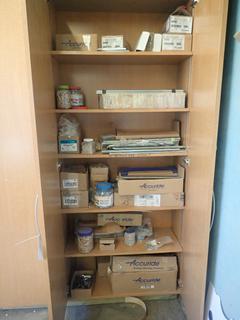Qty Of Camlocks, Shelf Supports, Drawer Closers, Drawer Slides And Misc Supplies *Note: Cabinet Not Included*