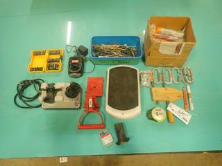 Qty Of Hilti HIT-HY 20 Injectable Mortar C/w Dewalt Incomplete Bit Set, Assorted Bits, Drill Doctor 750X Drill Bit Sharpener, Ryoby Battery Charger And Misc Supplies