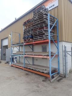 (2) Sections Of 8ft X 44in X 13ft Pallet Racking *Note: Contents Not Included, Buyer Responsible For Dismantle And Load Out*