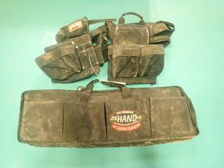 Tool Bag C/w Tool Pouch, Cutters, Snow Brush And Misc Supplies