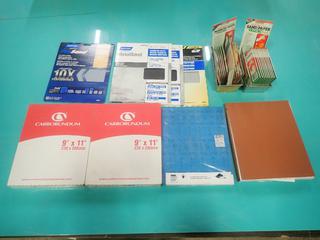 Qty Of Assorted Sand Paper w/ Velcro, Extra Fine And Assorted Grit Sand Paper