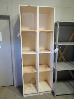 32in X 18in X 7ft 8-Compartment Storage Unit