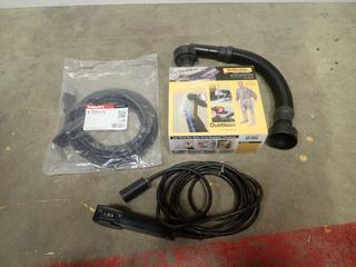 (1) Winch Remote, (1) Dust & Slurry Shroud For Drilling And (1) Hilti 120V Supply Cord